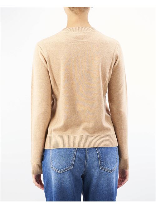 Cashmere blend sweater with logo Elisabetta Franchi ELISABETTA FRANCHI | Sweater | MK64S46E2CP2